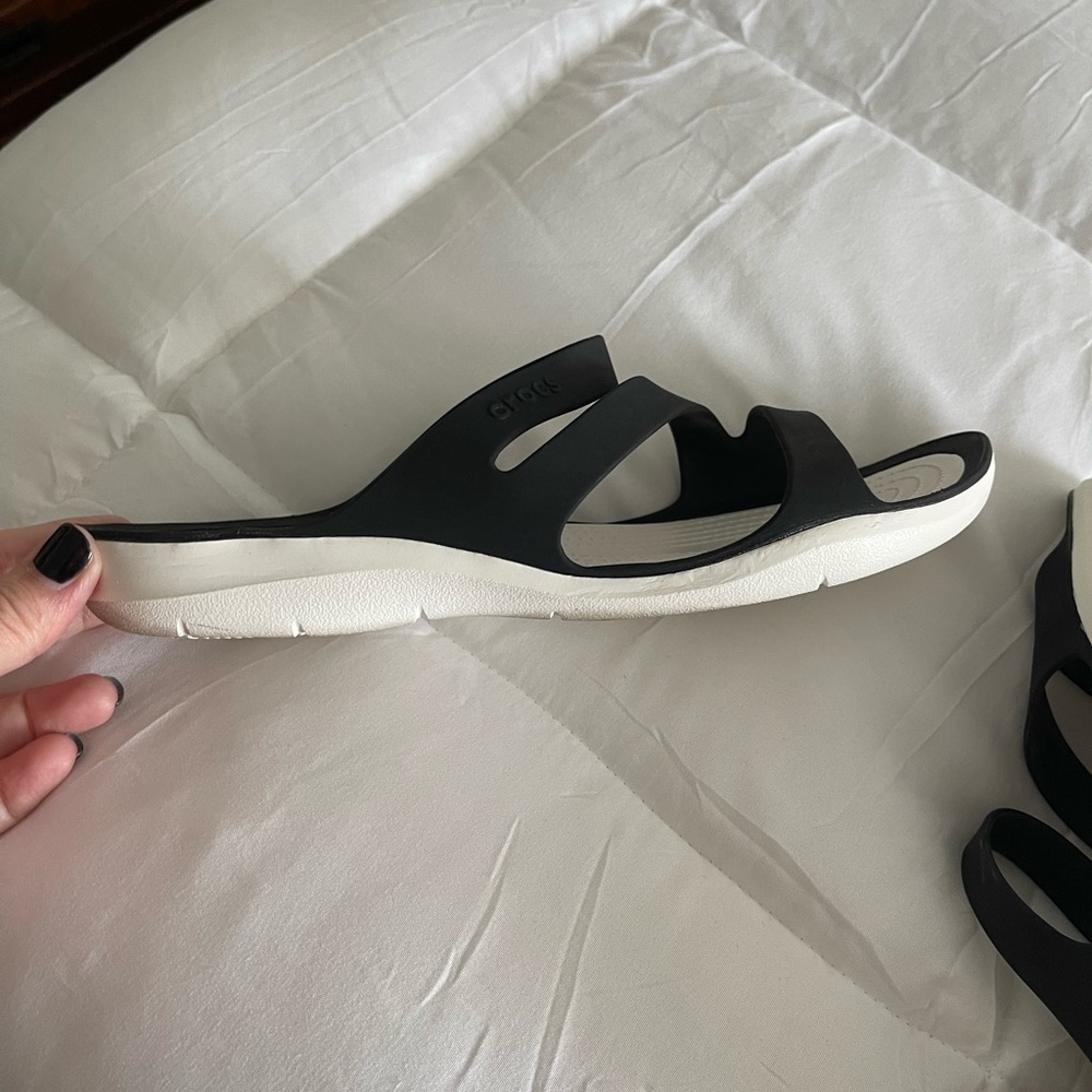 Croc sandals